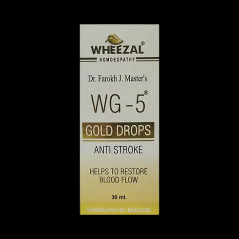 Wheezal Homeopathy WG5 Gold Drops